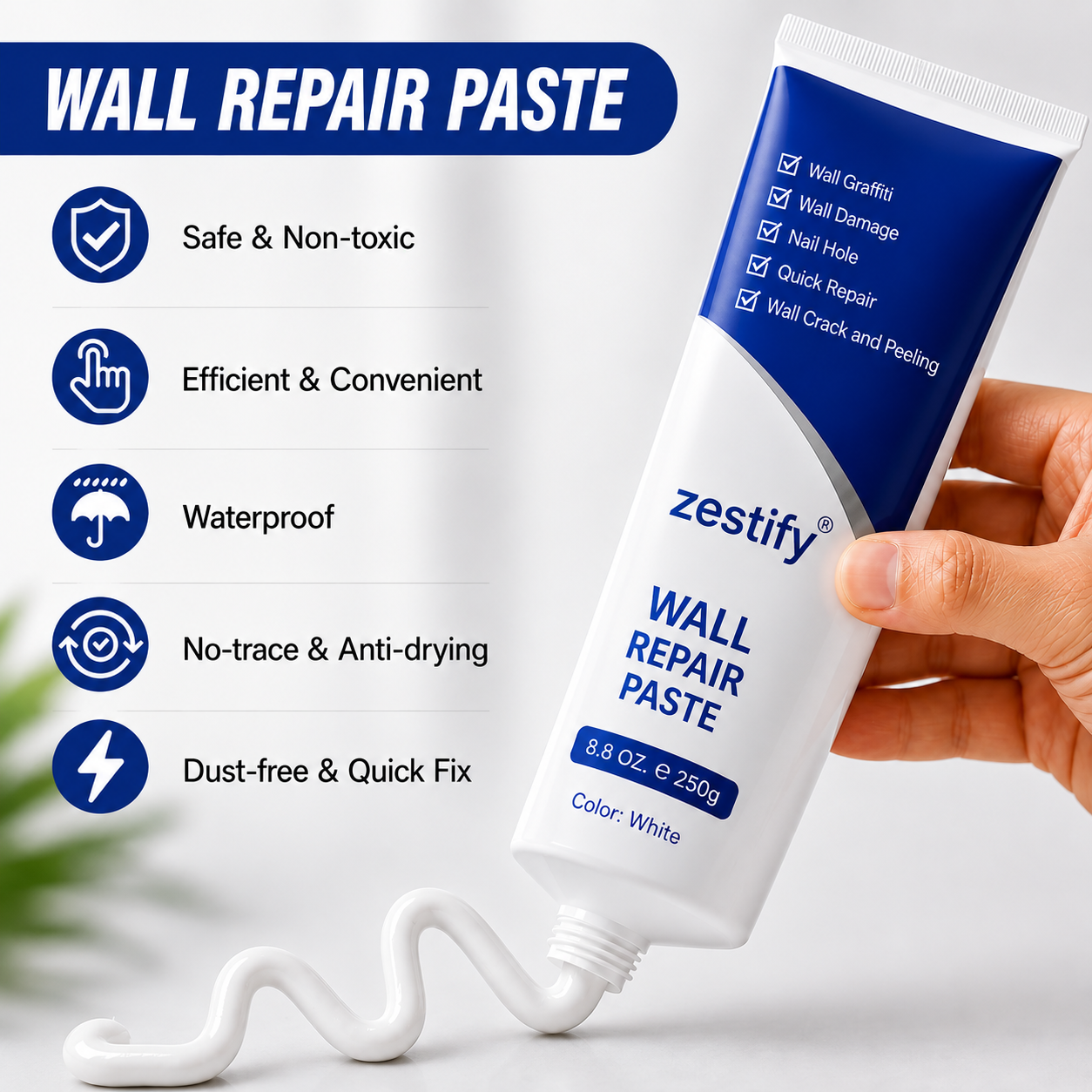 Wall Repair Paste for Walls and Tiles